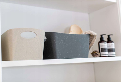 Kuti storage Koziol Boxxx L Organic, 15L, 31 x 48 x 23.7 cm, bezhë