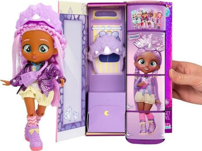 Kukull TM Toys BFF Cry Babies Phoebe, 20cm, me aksesorë mode, vjollcë