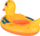 Dyshek fryrëse për fëmijë RoGer Duck, PVC, 63 x 45 x 36 cm, i verdhë