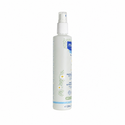 Sprej freskues Mustela Hair Styler & Skin Refreshener, 200 ml