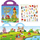Libër me ngjitëse Askato Sticker Book Fairy Tale, format i madh 31 x 70.5 cm, për kalamaj 3+, shumëngjyrësh