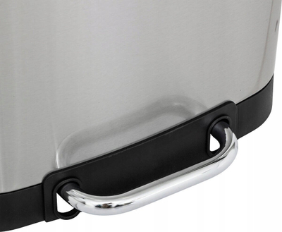 Kosh mbeturinash 5five Ariane, 20L, çelik inox, argjendtë