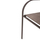 Karrige kopshti Redan prej metali 56x60x88Hcm (HM5976.05), kaftë