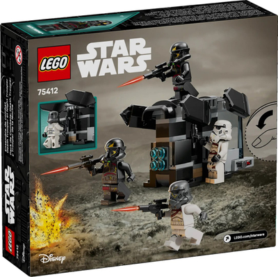 Set LEGO Star Wars 75412 Death Trooper dhe Night Trooper Battle Pack, 119 pjesë, 6+ vjeç, shumëngjyrësh
