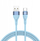 Kabllo USB Bwoo X280C, USB-A në USB-C, 1m 3A 15W, blu