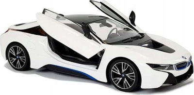 Makine me telekomandë Rastar BMW i8, shkalle 1:14, drita LED, e bardhe