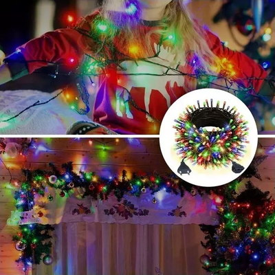 Drita pemë Krishtlindjes Extralink, 21.7 m, 300 LED, shumëngjyrëshe