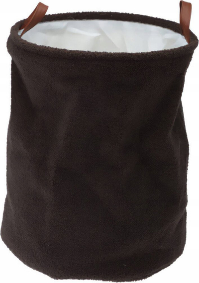 Kosh ruajtjeje Home Styling Collection, boucle, 38 x 50 cm, me doreza lëkure artificiale
