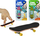 Lodër skateboard për gishta Cool Finger, fingerboard, për kalamaj mbi 3 vjeç, shumëngjyrëshe