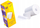 Letër ngjitëse termike Kiddoboo KBSTROLL, 57mm x 6m, set 5 rrotulla, e bardhë