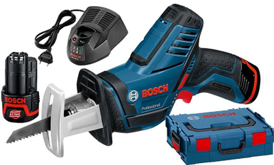 Sharrë reciproke Bosch GSA 12V-14 Professional, 12V, 3000 spm, blu