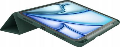 Mbulesë folio JCPAL DuraPro për iPad Air 11" M2 2024, me mbrojtje të plotë, jeshile e errët