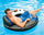 Unazë notuese Intex Floating Ring River Run 58825EU, 135cm, PVC, shumëngjyrëshe