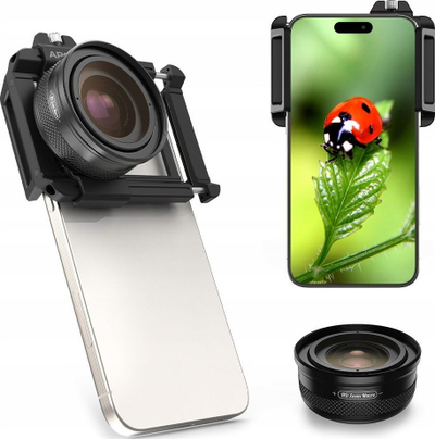 Objektiv telefoni Apexel APL ZM100, Super Macro HD Zoom 10–20x, i zi