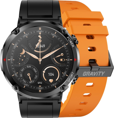 Orë inteligjente Gravity GT21 2, ekran 1.6", Bluetooth 5.0, portokalli