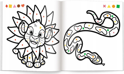 Liber vizatimi Disney Toddler Color According to the Code, aktivitete me ngjyrosje, për kalamaj