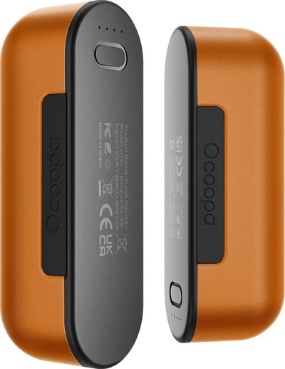 Ngrohës elektrik për duar Ocoopa UT2s, 5000 mAh, 4 shkallë nxehje, portokalli