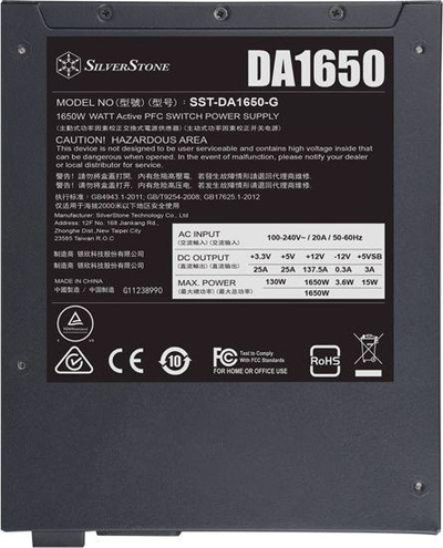 Burim energjie SilverStone, 1650 W