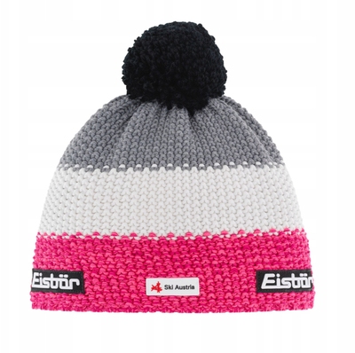 Kape dimërore Eisbar Star Pompon Mu Ska Hat E33140, lesh merino, me pompon, shumëngjyrëshe