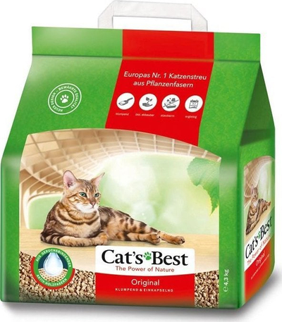 Rërë higjenike për mace Cat's Best Original, 10L, 4.3 kg, ngjyrë natyrale