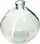 Vazo rrethore Atmosphera Uly, xham i riciklum, D45cm, transparente
