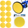 Letër gërryese disk GEKO G78684, 225mm, P120, set 10 copë, e verdhë