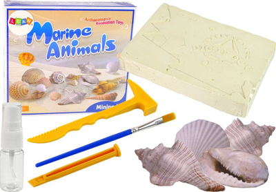 Set arkeologjik lodër Sea Animals, gërmim edukativ, për fëmijë