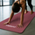 Tapet fitnesi Enero Fit, 140x60x1.5 cm, me vrima, magenta gri