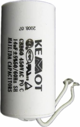 Kондензатор Kemot URZ3131, 14uF, 450V, бел