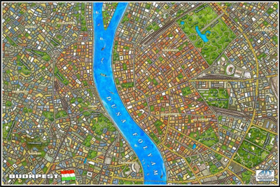 Puzzle 4D City Budapest, 1200 elemente