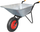 Karrocë kopshti Angerman Wheelbarrow, 80L, kazan metalik, metalik