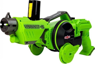 Lodër makinë me pult Lean Sport Pistol Launcher Car 2 në 1, me disqe shkumë, 2.4G, jeshile