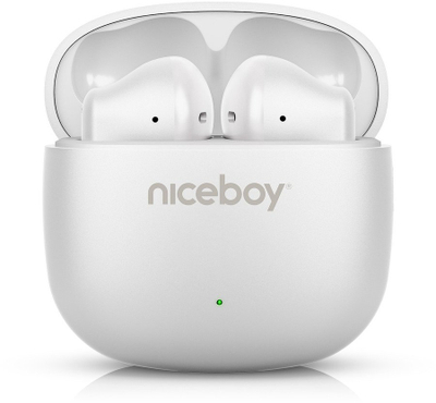 Kufje pa tel Niceboy Beans 4 POP, Bluetooth 5.4, IPX4, të bardha