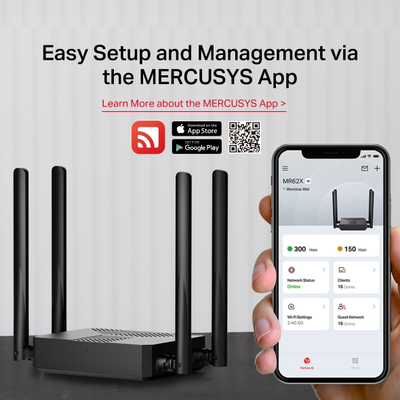 Ruter Mercusys Wi-Fi 6 AX1500