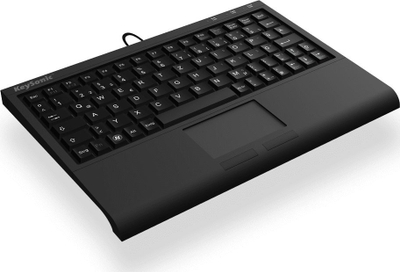 Tастатура KeySonic ACK-3410, USB, германски QWERTZ распоред, црна