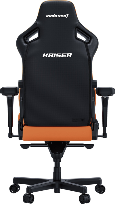 Karrige gaming AndaSeat Kaiser 4 Blaze Orange, përmasa L, lëkurë PVC premium, portokalli