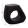 Stol dhome ndenjjeje Lans, fiber cement, 58x28x45.5 cm, i zi