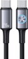 Kабел USB Usams Huan Series SJ751, USB-C во USB-C, 1.2m, 240W, сива