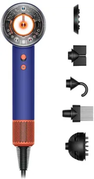 Tharëse flokësh Dyson Supersonic Nural HD16, e zgjuar, me pajisje shtesë, Vinca Blue Topaz