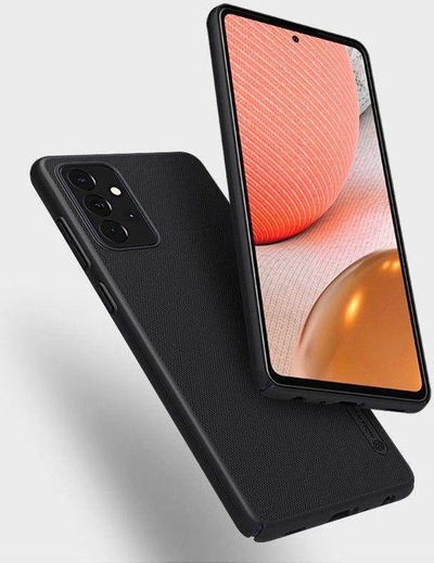 Mbështjellëse Etui Nillkin Frosted për Samsung Galaxy A72 5G / 4G, universale, e zezë