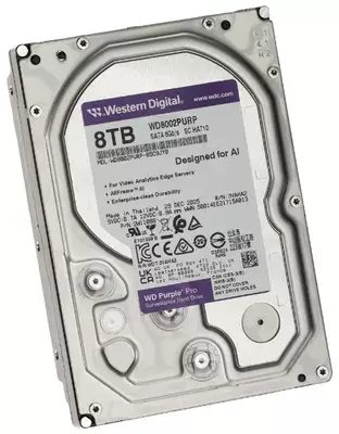 Hard disk Western Digital Purple WD8002PURP, 8TB, 3.5", gri