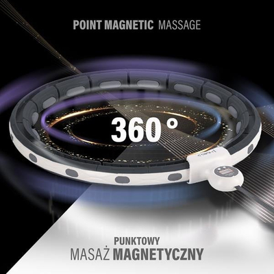 Unazë fitnesi magnetike HMS HHM15, me peshë, me numërues, lejla