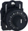 Makinë potenciometri Schneider Electric (ZB5AD912), 22 mm, e zezë