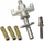 Set ankoresh Marcrist M10, metalik, për mur dhe beton