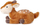 Ноќно светло проектор со ѕвезди Cloud B Twilight Buddies Fawn, 3 бои, авто исклучување, кафеава