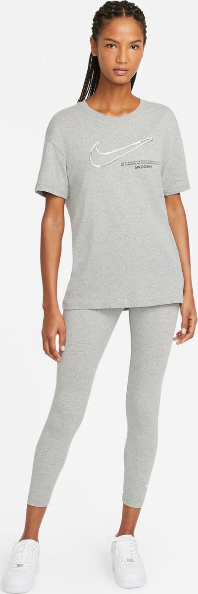 Leggins Nike Essential 7/8 për femra, madhësia M, gri