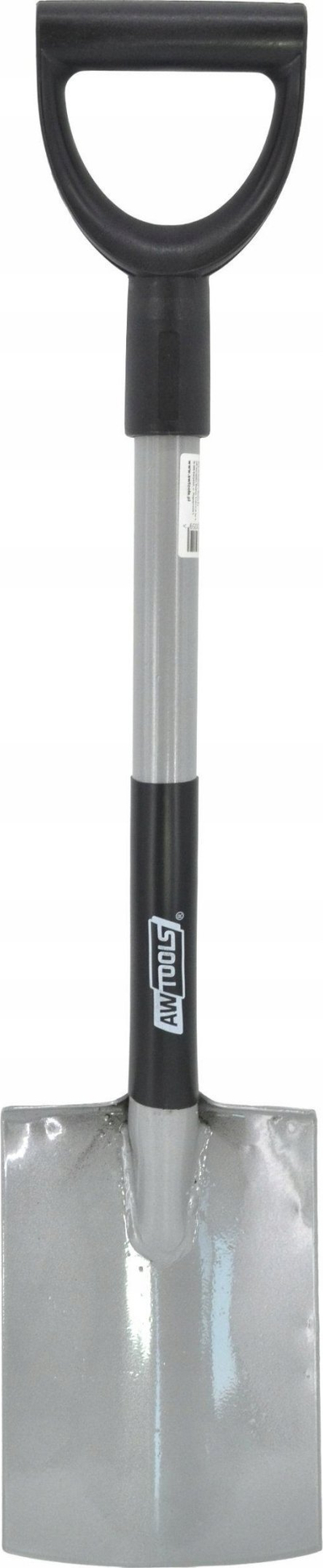 Lopatë kopshti Awtools AW00062, metal, me dorezë D, gri