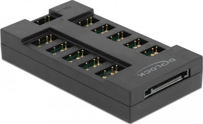 Hub RGB DeLOCK 64128, 10 porta ARGB, 5V, i zi