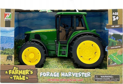 Traktor lodër ferme Farmer's Tale, 26cm, me drita dhe zhurma, jeshil