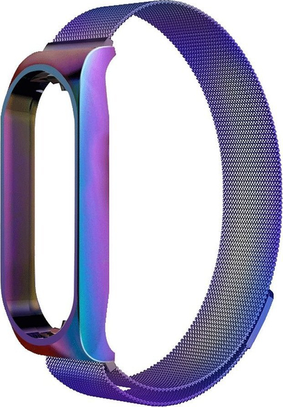 Rrip metalik për Xiaomi Mi Band 7, rrjetë çeliku, mbyllje me magnet, shumëngjyrësh